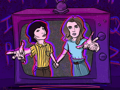 Stranger things illustration stranger things strangerthings