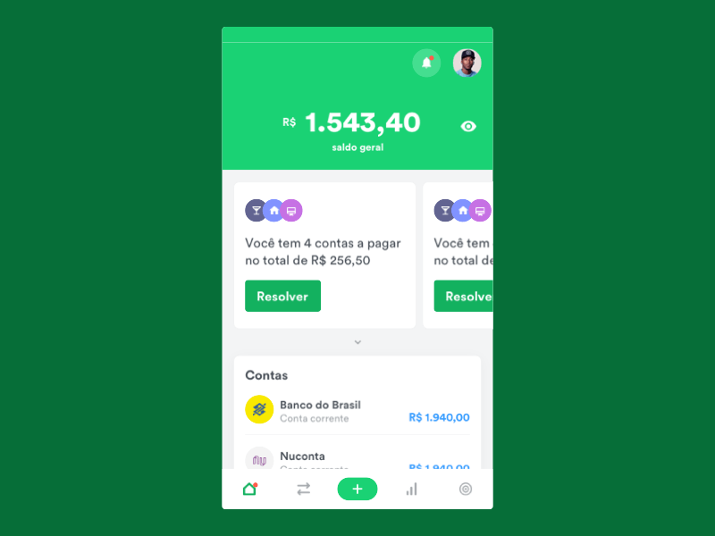 Dashboard interaction studies app dashboard ios mobile product ui ux