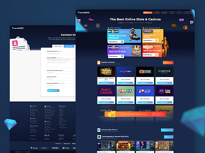 AboutSlots Website Design branding design logo website website design