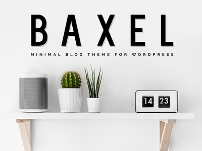 Baxel WordPress Theme Elements Cover blog blog theme colorful creative decoration fresh handmade minimal modern personal sweet templates theme themeforest ux web webdesign wordpress wordpress template wordpress theme