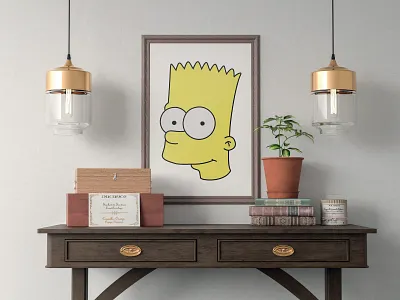Bart Simpson Illustration illustration illustrator portrait simpson