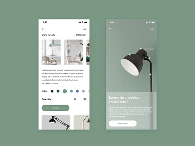 App store selling branded lamps app app design design designer figma lamps photoshop shop ui vector web design