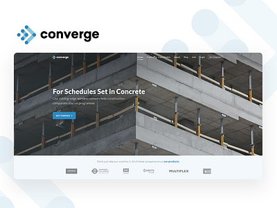 Converge Web Branding branding design website website design