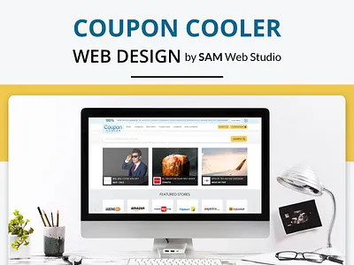 Logo Design + Website Design For CouponCooler branding illustration logo ui ui ux uidesign ux web web development webdesign website website concept website design website design and development website development