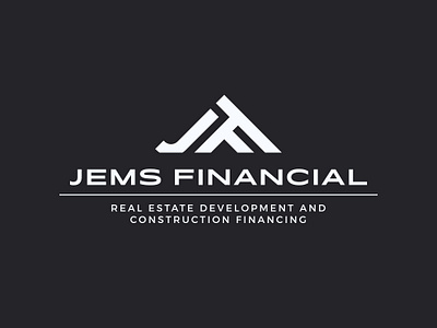 Jems Financial Logo V2 app branding estate finance financial home hotel house identity jem logo logo design lux luxury monogram panter panter vision property real estate rental