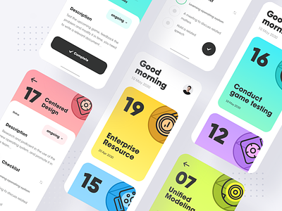 Todoist App Redesign clean design creativ ios app ui