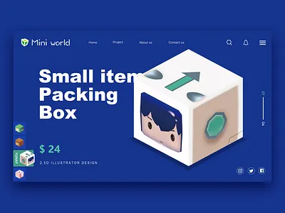 YUHAY BOX photoshop ui webdesign