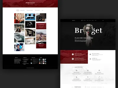 Bridget - Theme Development branding clean design developement icon identity illustration logo typography ui ux vector web website
