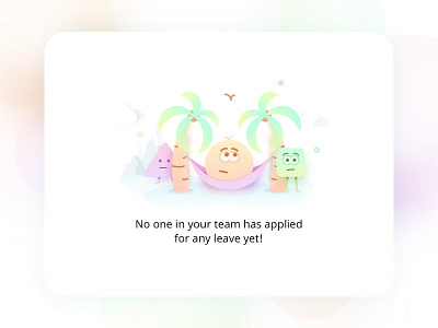 Empty State @colors @creativity @design @emoji @illustration @take leave empty state