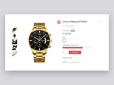Product Page #1 clean color creative design minimalist modern product product page ui design uxdesign web web design