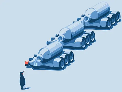 Protest animals antarctica art bird bottle design digitalart digitalillustration drawing ecology graphicdesign greenpeace illustration illustrator pinguin plastic poster protest social vector