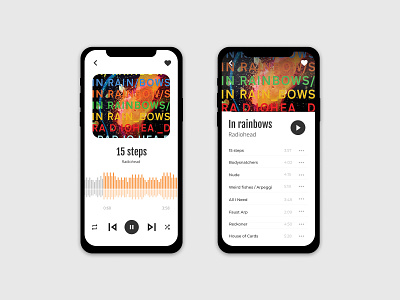 Music player @daily ui mobile ui