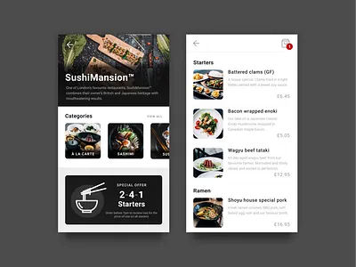 DailyUI 043 - Food/Drink Menu 043 daily ui dailyui dailyui 043 food menu menu