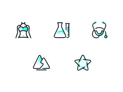 health design health icon logo ui