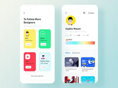 Recommend app color design mobile radesign rdd ui