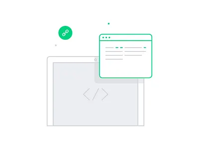 Code canvas code illustration minimalist ui vector