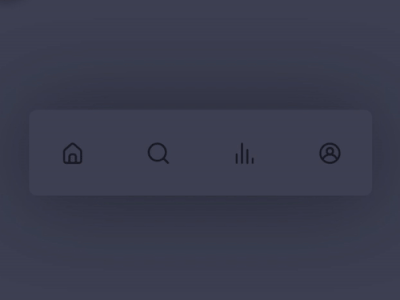 Nav Bar Interaction app design grey iconography interaction design micro interaction microinteraction orange ui user interface userexperience userexperiencedesign userinterface ux vector