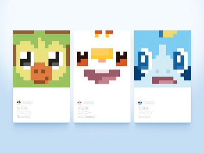 Pixel Pokemon - Sword / Shield pixel pokemon