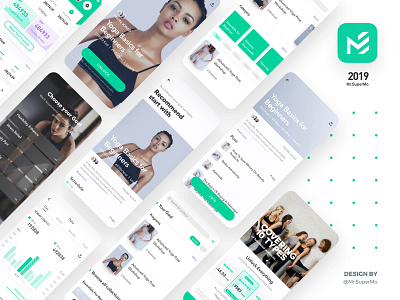 Daily Yoga UI Design branding color design layout typography ui yoga