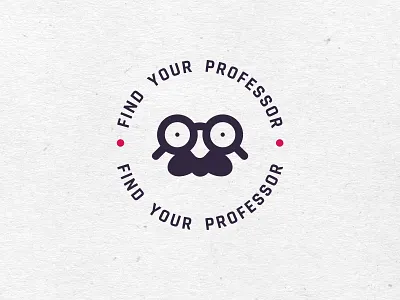 Find your professor logo glass goggles logo minimal professor professor logo