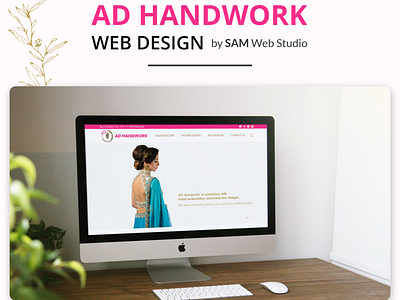 Website Design + Web Development For Ad HandWork branding design illustration web design ideas web development webdesign website website concept website design website design and development website development