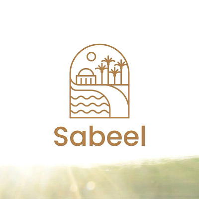 Sabeel - Logo Design art direction brand branding cairo concept design egypt graphic design illustration islamic lineart logo nature products river
