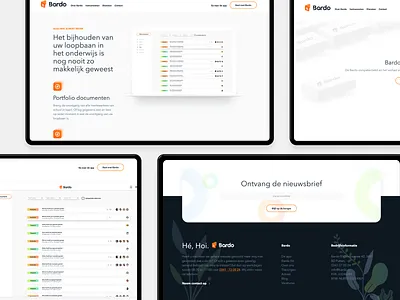 Bardo Website - collection of screens design mockups ui ux web webdesign website