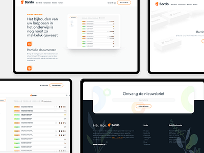 Bardo Website - collection of screens design mockups ui ux web webdesign website