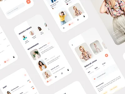 Social Live App app live ui 设计