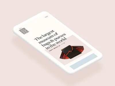 Tassenmusuem Home Responsive design interface minimal mobile museum responsive design sketch typogaphy ui ux