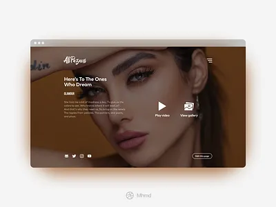 Photography Portfolio Project | Web App personal website photograhy portfolio portfolio site ui ux webapp webdesign website