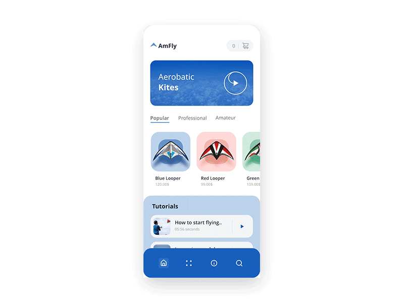 Dailyui 012 - Single Product adobe adobexd animation daily 100 challenge dailyui dailyui 012 fly interaction kite mobile ui shop single product xd