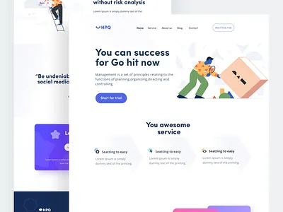 Agency Website adobe b2b branding creative design flat identity illustration illustrator landing page minimal product responsive website type typography ui ux vector web website