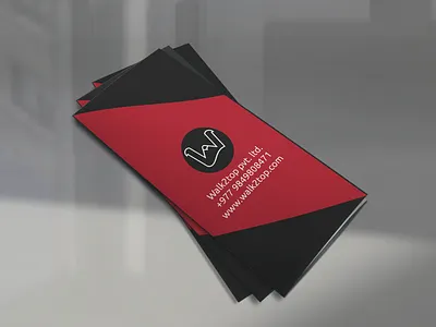 Walk2Top Brochure branding design vector