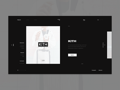 Switch Digital Studio - Projects page black clean dark design desktop digital graphic minimal minimalism motion online page photo project site studio ui ux web white
