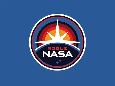 Rogue NASA 1980s art branding design illustration illustrator logo nasa retro roguenasa signalnoise vector