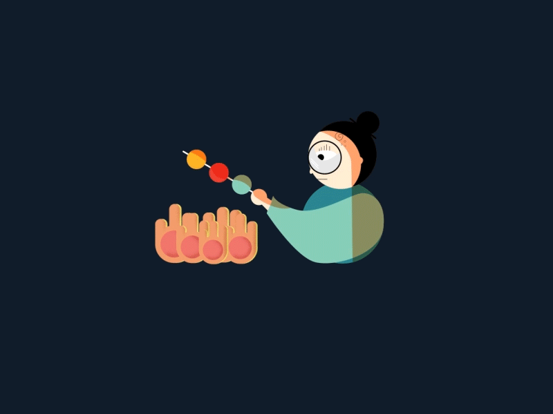 Firecamp 2d animation ae ai animation fire firecamp illustration motion graphics vector