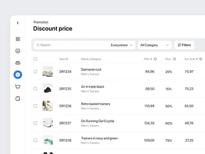 CRM Table — Discount Price crm discount price table web