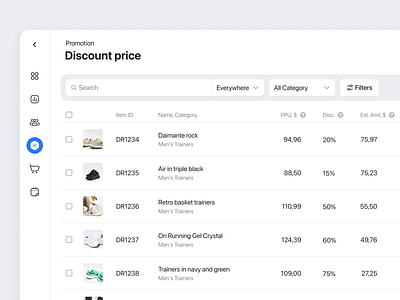 CRM Table — Discount Price crm discount price table web