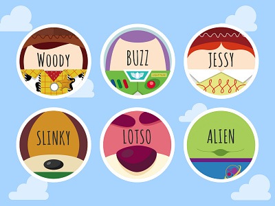 Toy Story icon illustration toy story