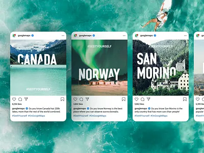 Google Maps | #See It Yourself city design thinking google google design google maps hello instagram map post travel ui