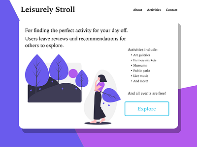 Ui Challenge #3 Landing Page design ui web