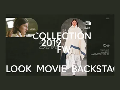 HYKE | Desktop clean concept creative design ecommerce fullscreen minimal photo portfolio promo typography ui ux web webdesign