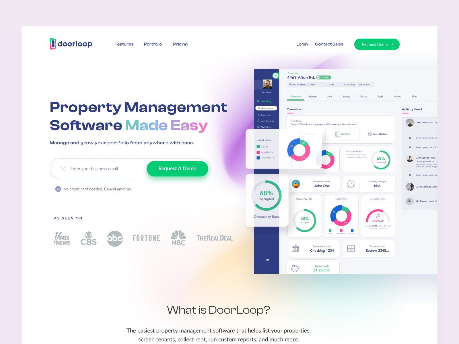 Example of UI/UX Web Design For Modern Biz