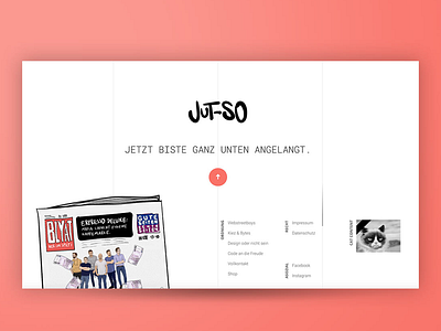 Footer Design footer illustration living coral web webdesign