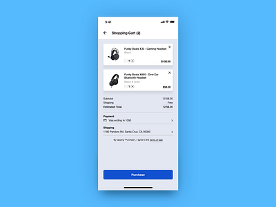 Daily UI #002 Checkout Screen checkout daily ui mobile ui ui ui design