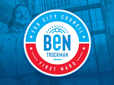Ben Trockman for City Council Logo branding city city council illustration logo politcal politics vector