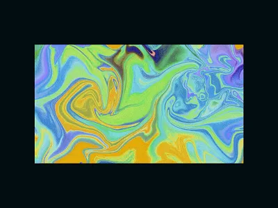 0M.FOX.ACID.001 abstract acid art blue color design experimental psychedelic texture yellow