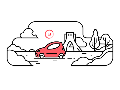 TAP30 illustration illustration iran lyft snapp tap30 taxi taxi app uber