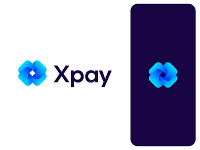 Xpay Logo 3d app logo brand identity branding business logo creative logo finance logo fintech logo logo design logo designer logos minimal minimalist logo modern logo payment logo symbol technology vector x logo